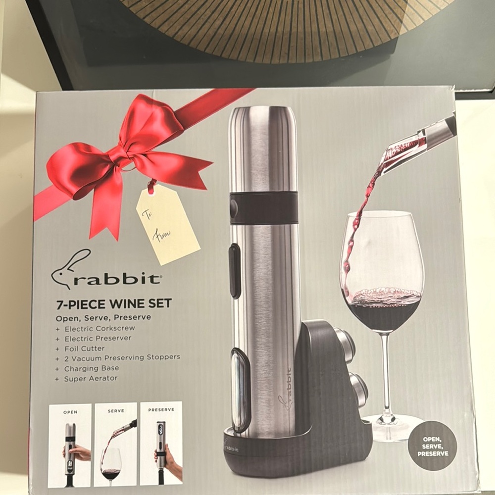 Silver 7-Piece Wine Set